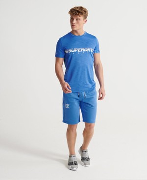 Superdry Core Sport Férfi Rövidnadrág Kék | ZCVHW1463